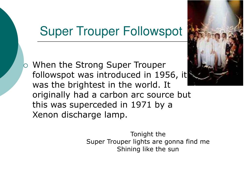 PPT Theatrical Lighting PowerPoint Presentation, free download ID