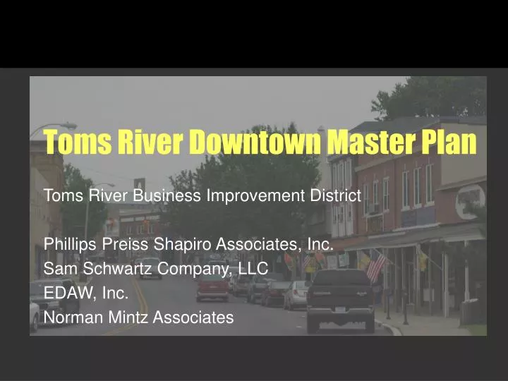 toms river downtown master plan n.