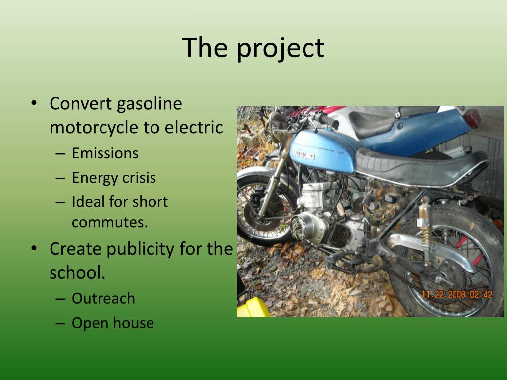 Electric bike ppt sale