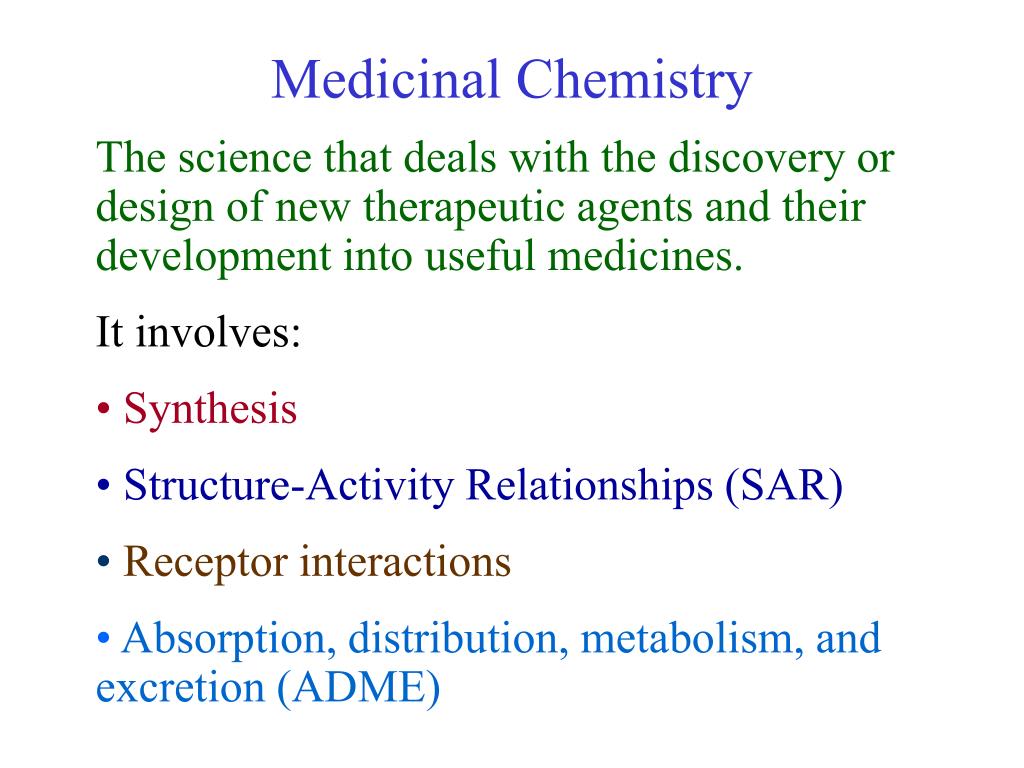 medicinal chemistry research topics