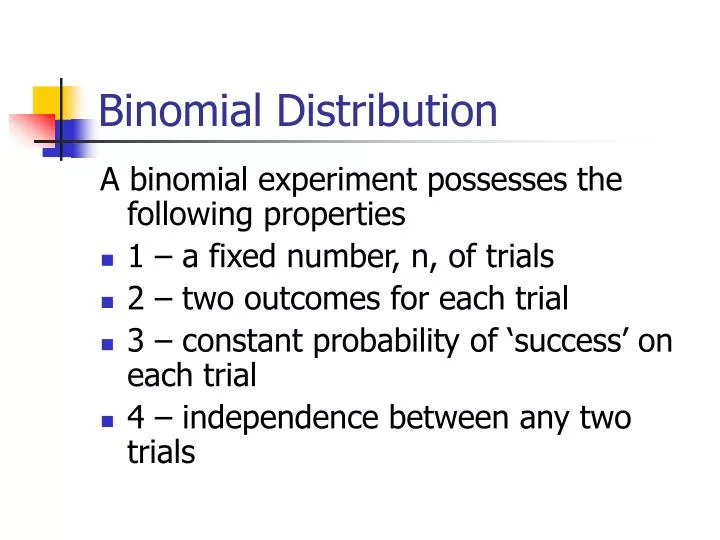 a binomial distribution has 100 trials a binomial distribution has 100 trials