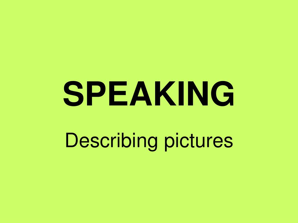 Speaking logo. Slow meaning