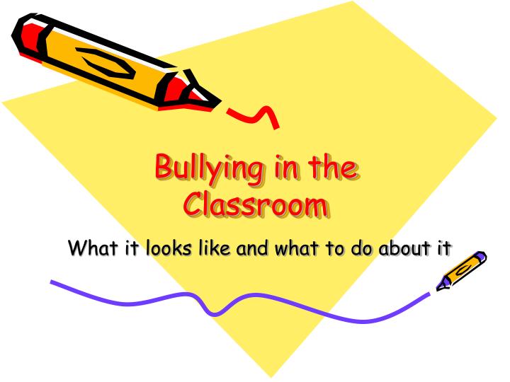 bullying presentation for teachers