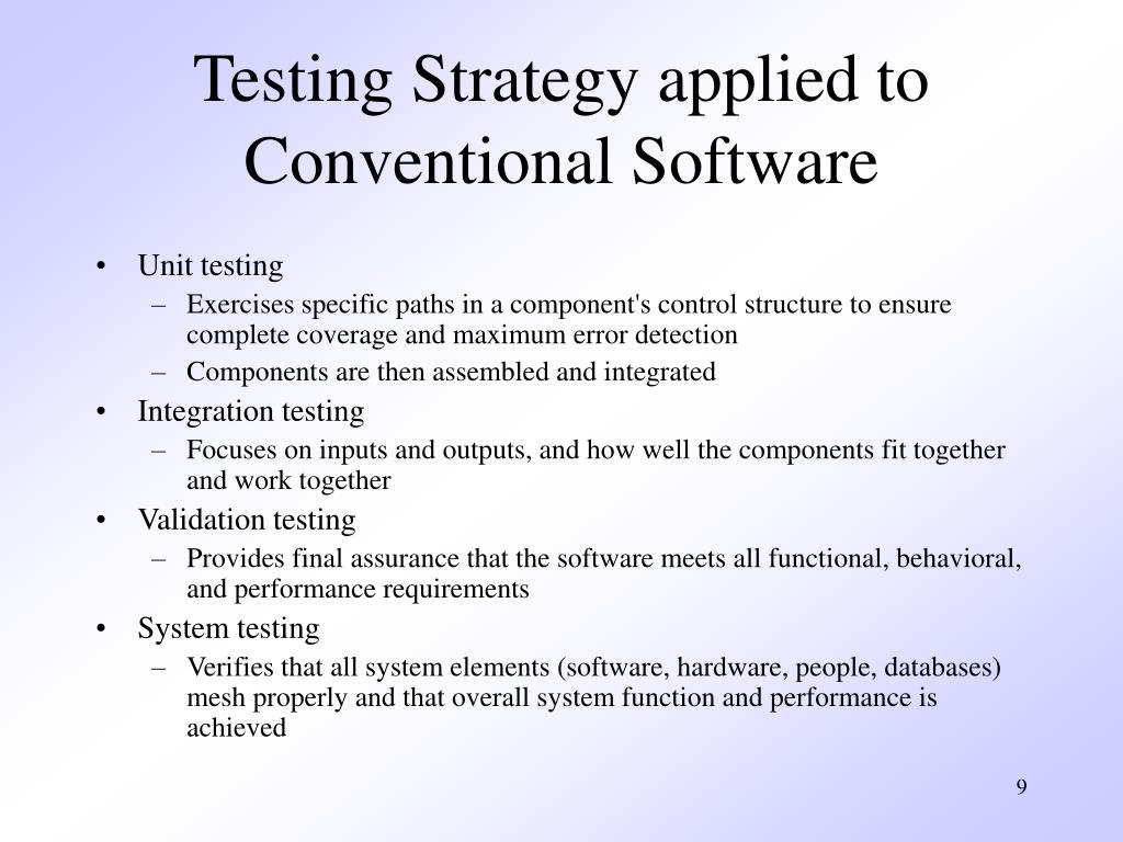 PPT Chapter 13 Software Testing Strategies PowerPoint Presentation