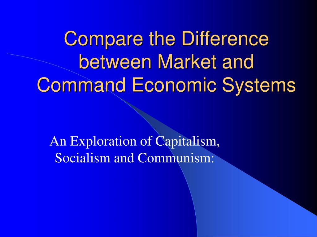 what is a command economic system