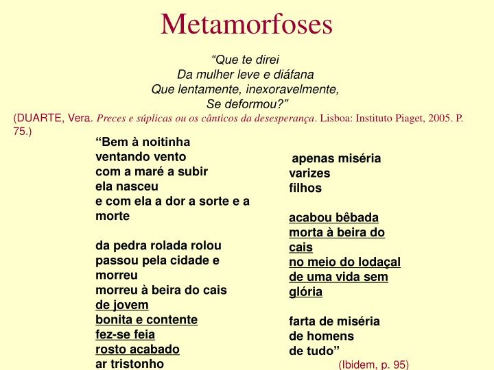 PPT - ESCRITURA DE AUTORIA FEMININA E AS METAMORFOSES DA VÊNUS