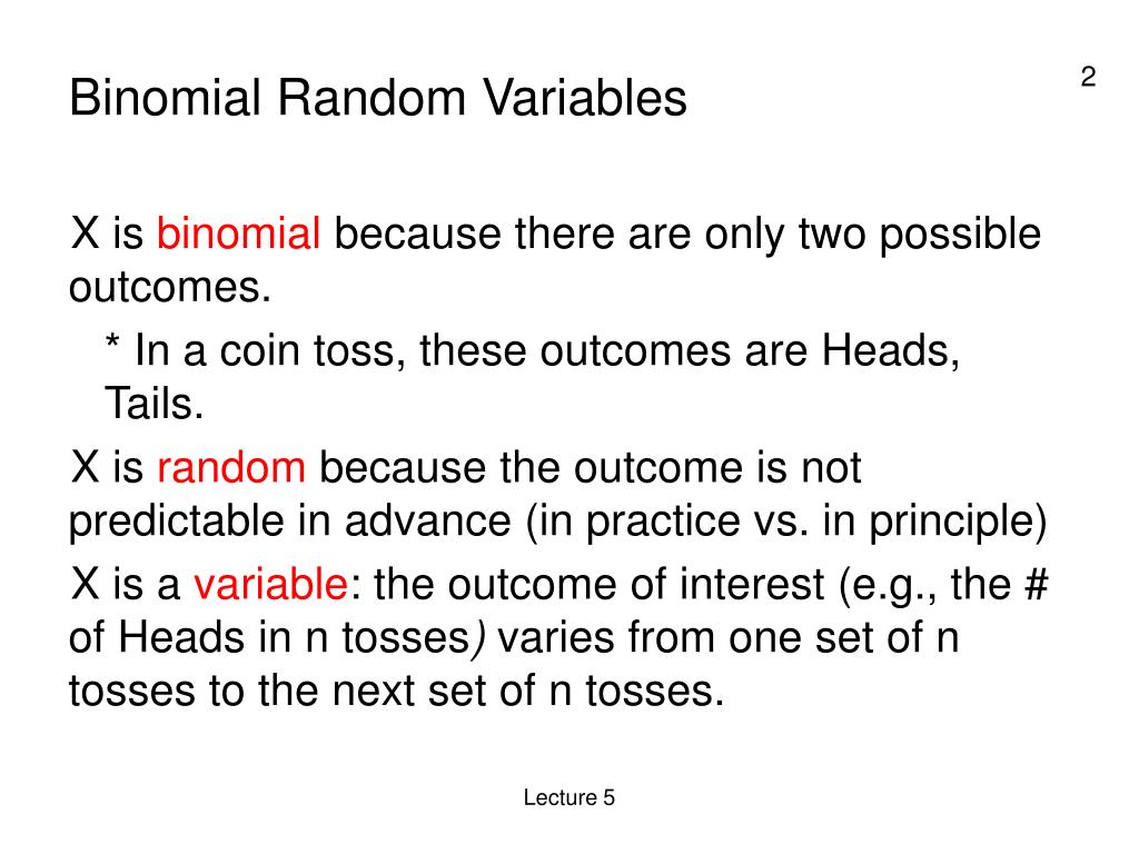 Ppt binomial random variables powerpoint presentation free download