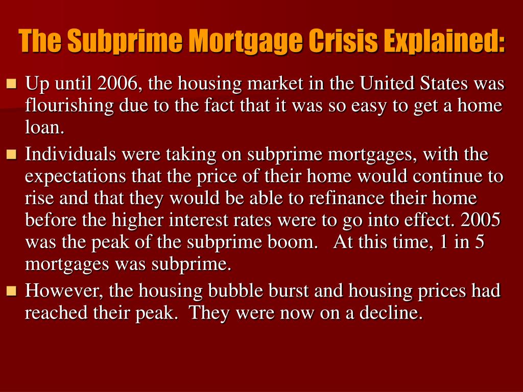 ppt-the-subprime-mortgage-crisis-powerpoint-presentation-free