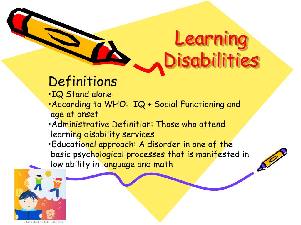 ppt - learning disabilities powerpoint presentation - id:1270468