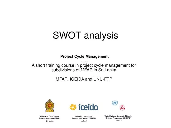 swot analysis of project management swot analysis of project management