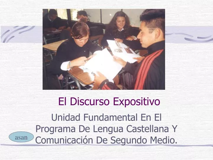 PPT - El Discurso Expositivo PowerPoint Presentation, free download