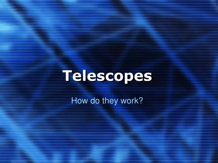 telescopes n.