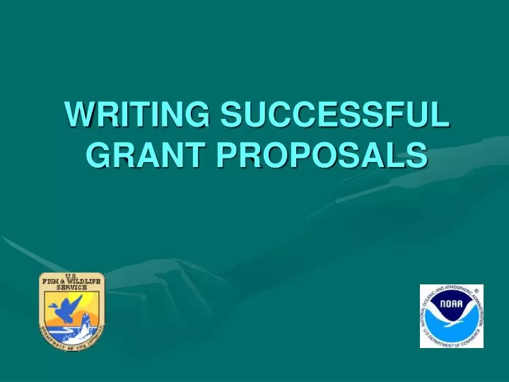 grant writing powerpoint presentation