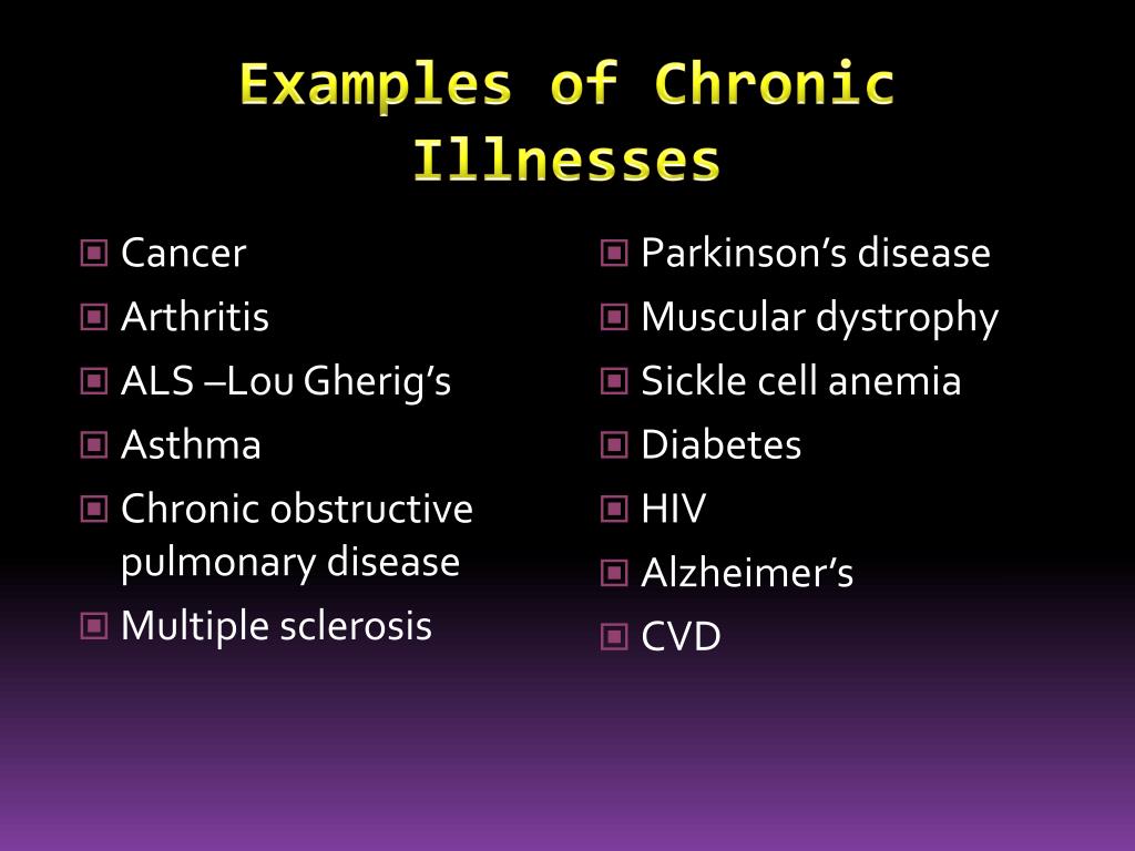 PPT - Coping w/Chronic Illness PowerPoint Presentation ...
