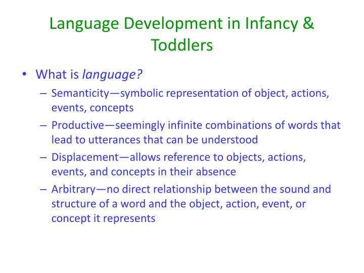 PPT - Cognitive Development in Infants & Toddlers PowerPoint ...