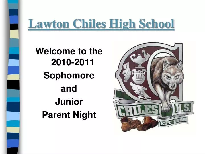 lawton chiles high school n.