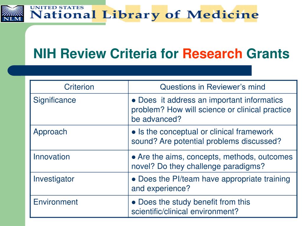 PPT Fundamentals Of NLM Grants PowerPoint Presentation Free Download PPT Fundamentals Of NLM Grants PowerPoint Presentation Free Download