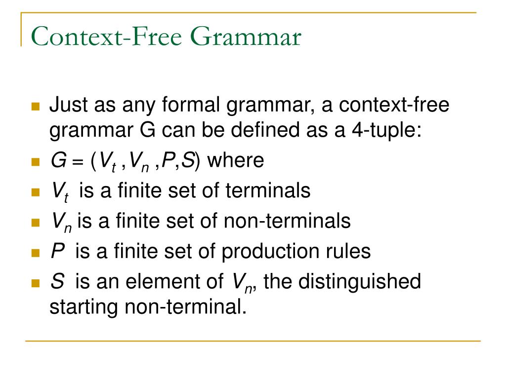 limits to context-free grammars