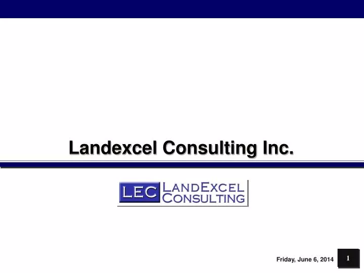 landexcel consulting inc n.