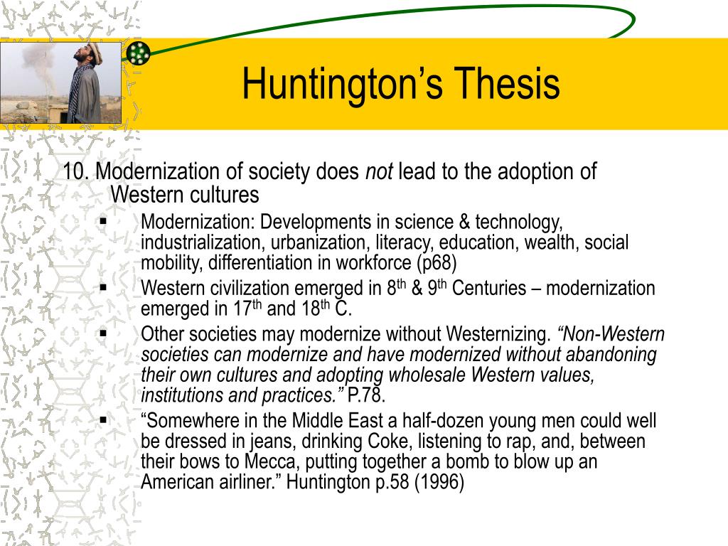 huntington's thesis