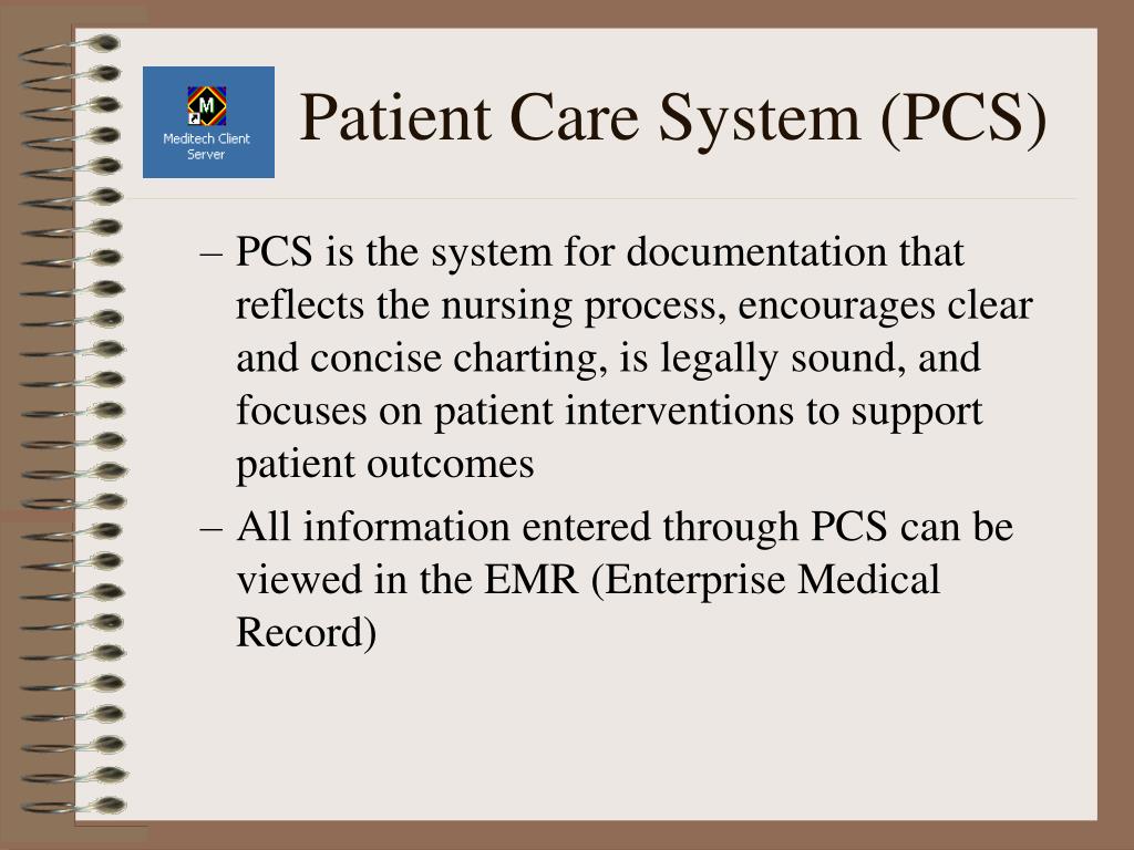 Meditech Charting System