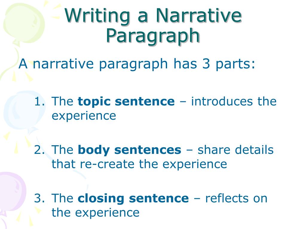 PPT - Writing a Personal Narrative PowerPoint Presentation, free ...