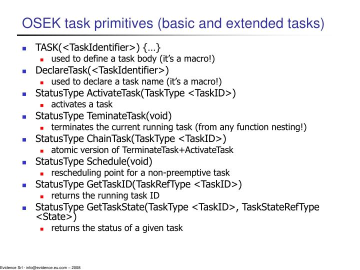 PPT - Real-time kernels for embedded systems PowerPoint Presentation ...