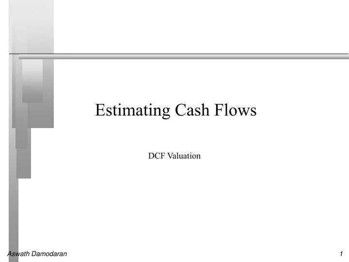 estimating cash flows n.