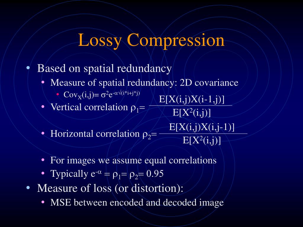 PPT Lossy Compression PowerPoint Presentation, free download ID1279848