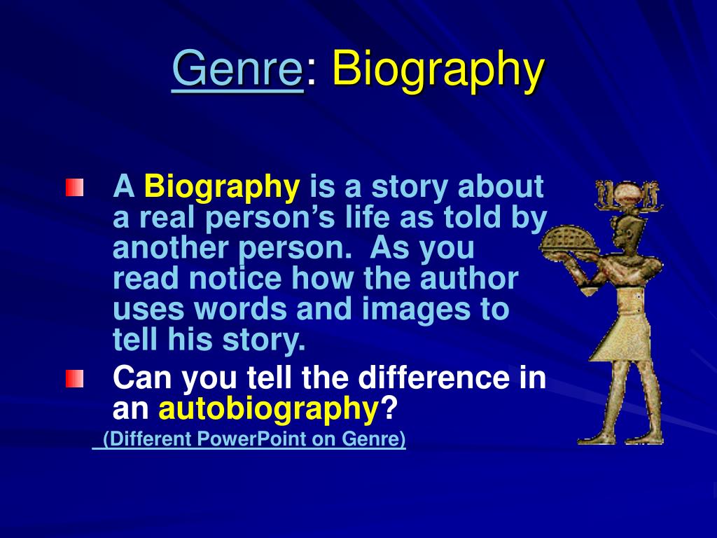 genre is biography