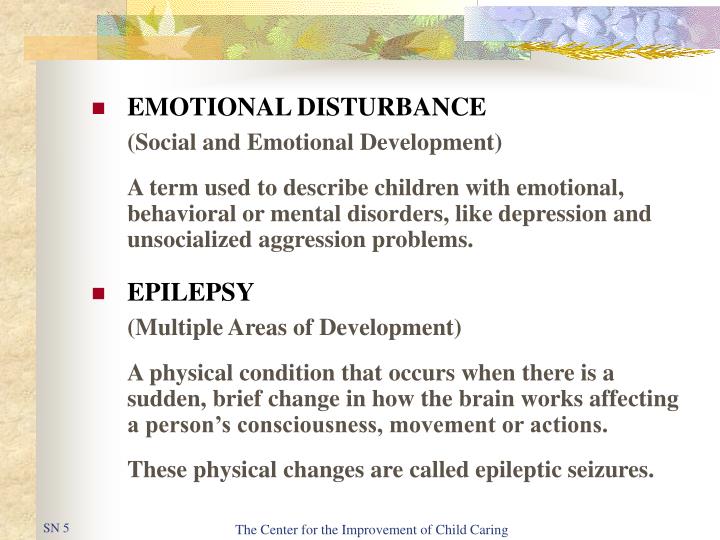 Writing service plans for emotionaly disturbed children