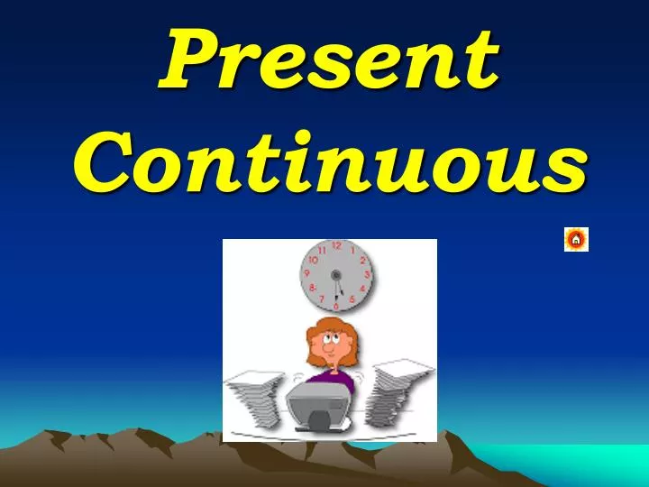 present continuous n.
