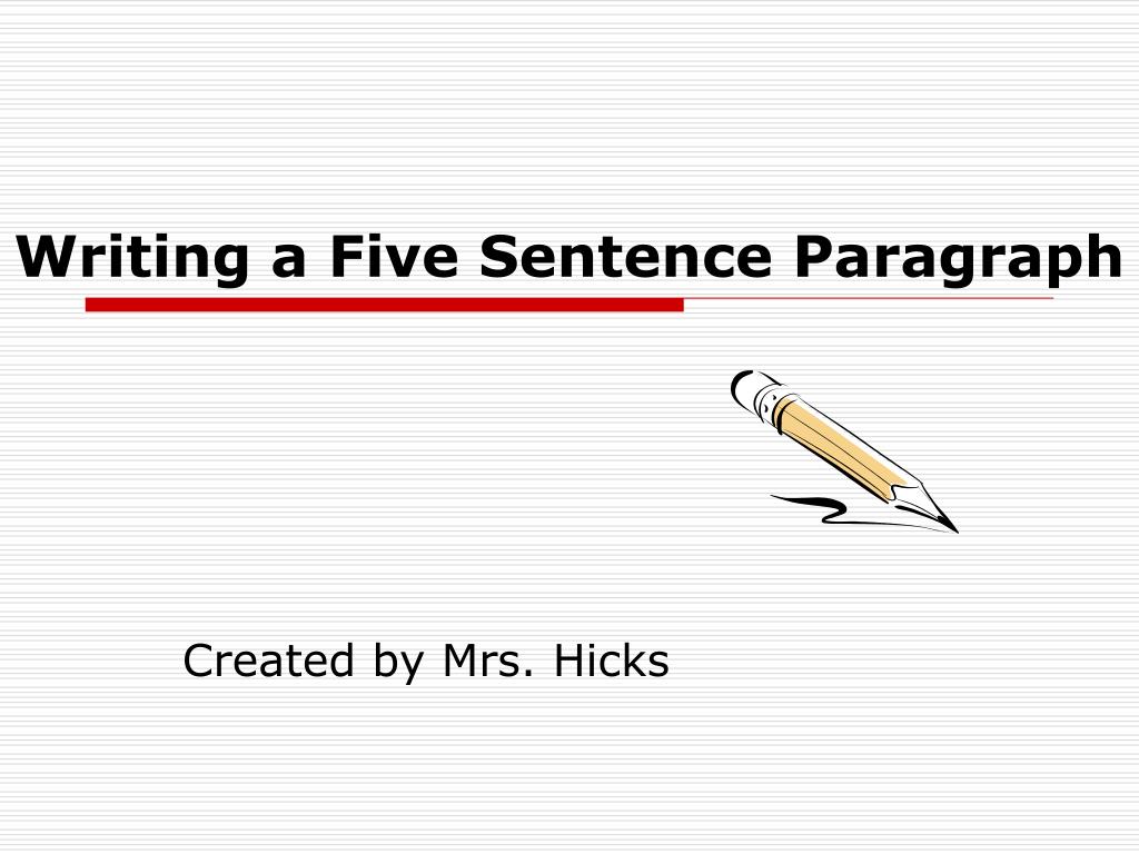 ppt-writing-a-five-sentence-paragraph-powerpoint-presentation-free-download-id-1280843