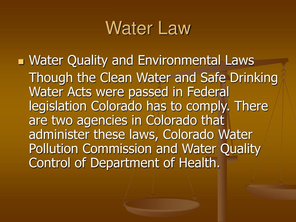 PPT Colorado Water Law PowerPoint Presentation Free Download ID 