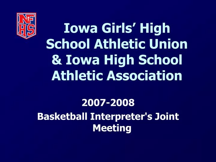 iowa girls high school athletic union iowa high school athletic association n.