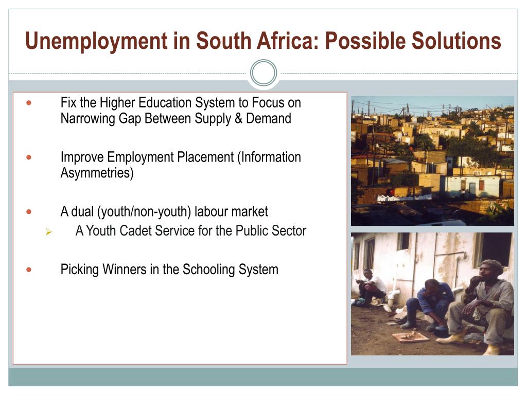 presentation on unemployment in south africa