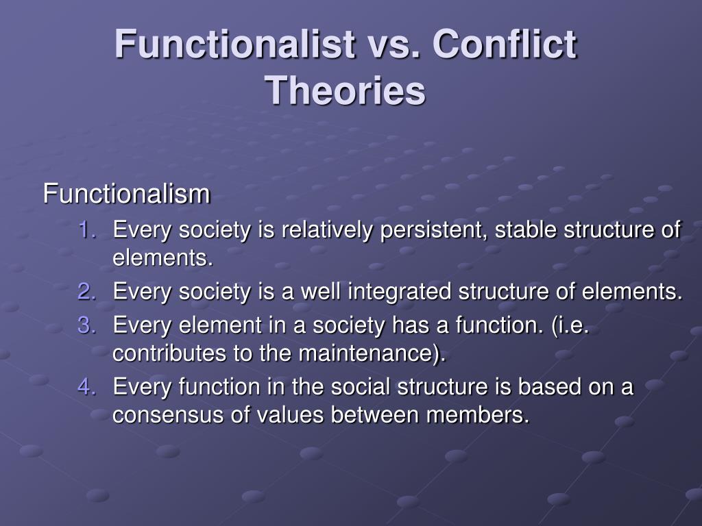 consensus theory and conflict theory