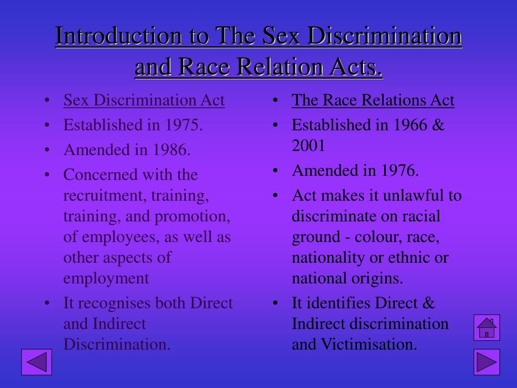Ppt Revision Powerpoint Sex Discrimination Race Relations And Mental Health Acts Powerpoint