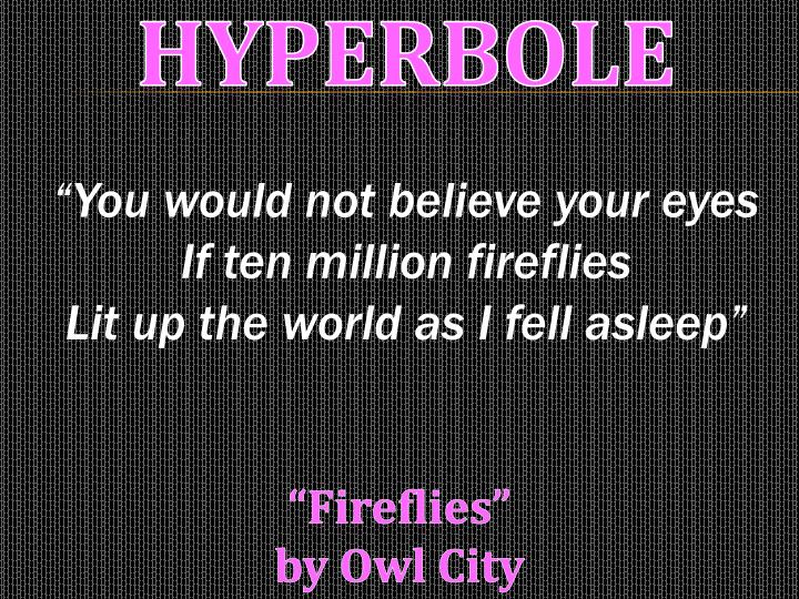 PPT SONG LYRICS featuring FIGURATIVE LANGUAGE PowerPoint Presentation