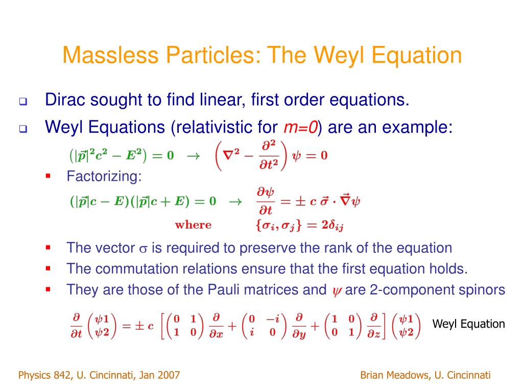 PPT - The Dirac Equation PowerPoint Presentation, free download - ID:1286890