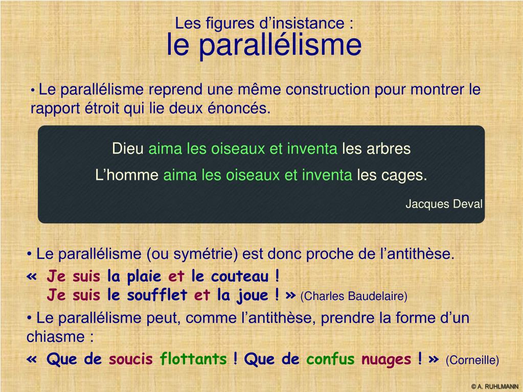 Noovo Moi Parallélisme Figure De Style Def