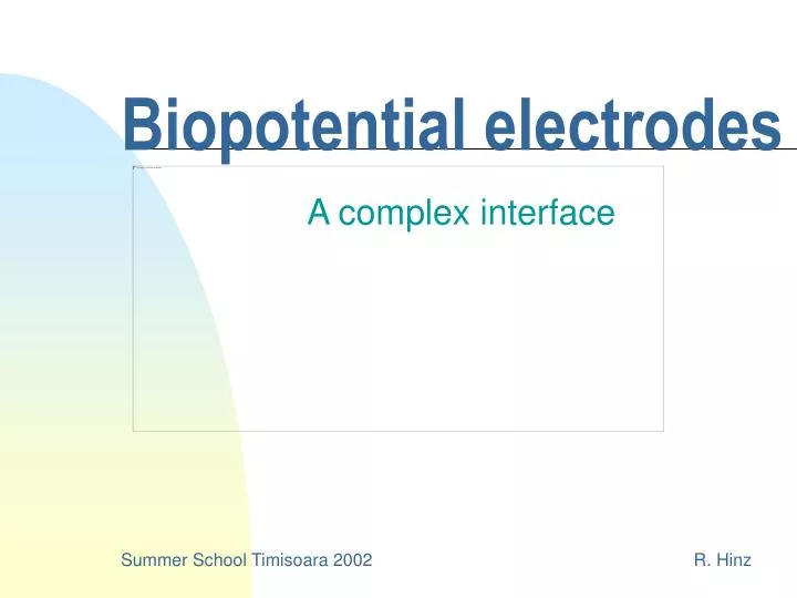 biopotential electrodes n.