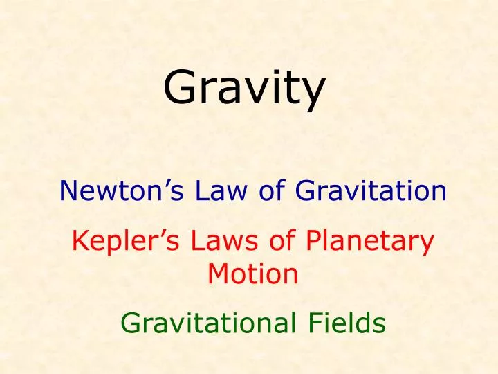 gravity n.
