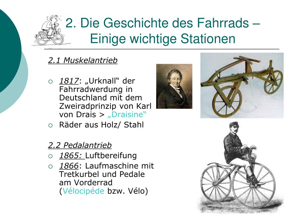 geschichte des fahrrads