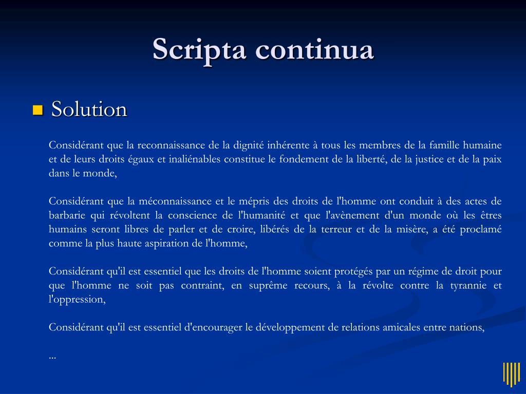 Scripta Continua PPT - 3. Idées reçues PowerPoint Presentation, free download - ID:1289264