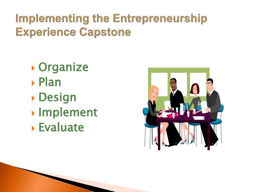 entrepreneurship capstone project