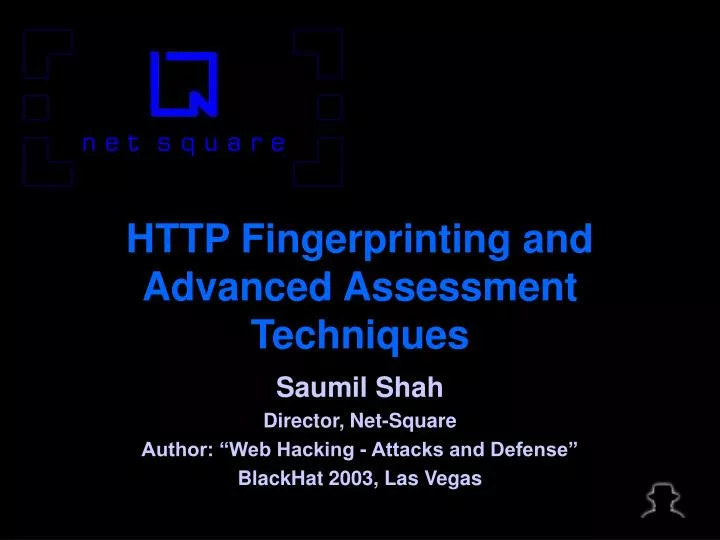 http fingerprinting and advanced assessment techniques n.