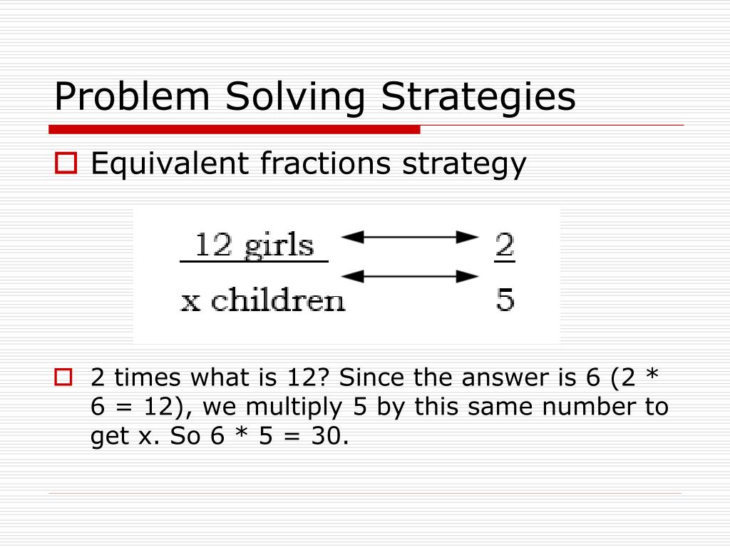 ratio problem solving ppt
