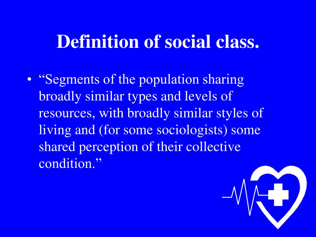 define social class essay
