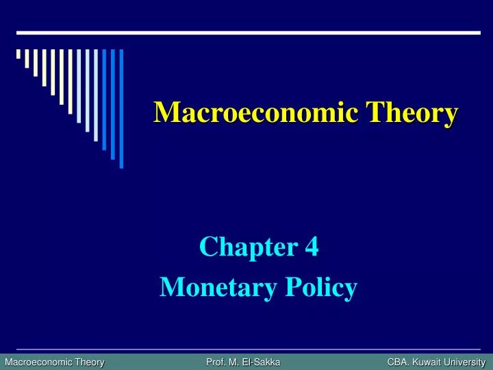 PPT - Macroeconomic Theory PowerPoint Presentation, Free Download - ID ...